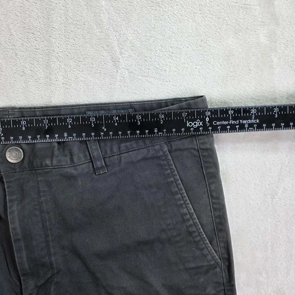 Bonobos Chino Pants Mens 36x30 Gray‎ Stretch Casual Slant Pockets Flat Front - Picture 6 of 10